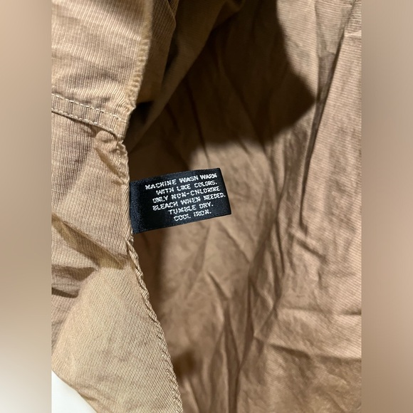 Fubu Long Sleeve Copper Brown Button Up Shirt - men’s size XL - Picture 4 of 7